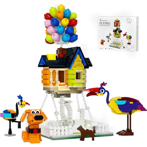 Flying House Building Block Set Up Balloon House Building Kit forTeens - Picture 1 of 6